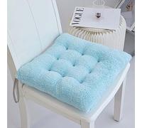 Chair Cushion, 40x40cm Grey Green Chair Seat Cushion Black Indoor/Outdoor Comfortable Pads For Kitchen Cushions