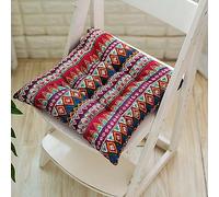 Chair Cushion, 40x40cm Grey Green Chair Seat Cushion Black Indoor/Outdoor Comfortable Pads For Kitchen Cushions