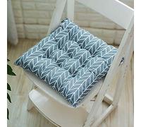 Chair Cushion, 40x40cm Grey Green Chair Seat Cushion Black Indoor/Outdoor Comfortable Pads For Kitchen Cushions