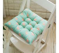 Chair Cushion, 40x40cm Grey Green Chair Seat Cushion Black Indoor/Outdoor Comfortable Pads For Kitchen Cushions