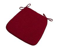 Chair Cushion for Kitchen Chair, Memory Foam Chair Pads with Ties and Non Slip Backing, Seat Cushion for Dining Chairs, Removable Machine-Washable Cover, 45x42x3cm, Set of 2, Coffee
