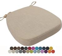 seokor Chair Cushion Kitchen, Memory Foam Chair Pads, 40x38/43x40/43x42cm with Ties Non-Slip Chair Pads，Outdoor Indoor Seat Cushion for Dining Office Garden Chair(Color12,40x38x5cm)
