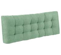 (Chair cushion only) Comfortable Outdoor Indoor Bench Cushion 150x35cm 8cm Thick Soft Rectangular Seat Pads Stylish Pillows for Garden Furniture & Patio Seating (Light Green)