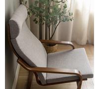Chair CushionModern MultiColored Armchair Pad with Removable CottonLinen/Polyester Cover Stylish Replacement Cushion for Comfort and Support Gray