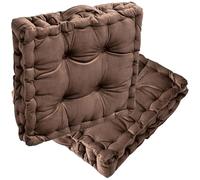 chair cushions 2PCS_38X38X7CM The floor mat features a quilted design, making it resistant to deformation and suitable for yoga, living rooms, balconies, offices, and other similar spaces.