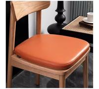 Chair Cushions for Dining Chairs Memory Foam Chair Pad Waterproof Leather Seat Cushion Leather High-Grade Dining Non-Slip Chair Cushions with A Strap Design