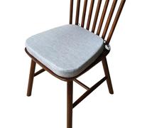 Chair Cushions Pads, 2 Piece Seat Pads for Dining Chairs with Ties Non Slip Seat Cushions, Big Hippo Chair Cushion for Kitchen, Patio Garden, Dining Room Washable Cover, 40 * 38 * 33 (5cm thick)