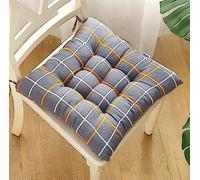 Chair Cushions Round/Square, 40x40cm/50x50cm Thick Dining Kitchen Seat Cushion, Modern Soft Comfort Seat Pads,Breathable Padded Seat Cushions,For Car Garden Office Indoor Outdoor(A152,40x40cm/15.74x1