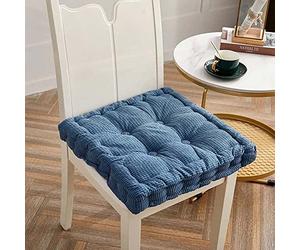 Chair Cushions Round/Square, 40x40cm/50x50cm Thick Dining Kitchen Seat Cushion, Modern Soft Comfort Seat Pads,Breathable Padded Seat Cushions ,For Car Garden Office Indoor Outdoor(#115,50x50cm/19.68x1