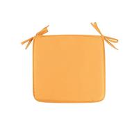 Chair Cushions Seat Pad Round Bistro Chair Seat Pad Cushion Waterproof Foam Padding with Ties for Dining Chair Cushions Home Office Shop Bar Stool Outdoor Patio Garden Furniture (Orange)