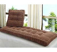 chair cusion 150x50cm This cushion is made of pearl cotton and soft velvet fabric, with a fixed button on the surface, and is suitable for use on sofas, floors, bay windows, and other places