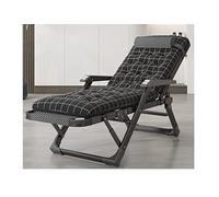 Chair Folding Portable Reclining Lawn Chair Patio Recliner Lounge ChaiseA Djustable With Headrest And Massage Armrest For Outdoor Indoor Support 200KG Steel Frame (Color : A+cu