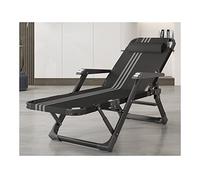 Chair Folding Portable Reclining Lawn Chair Patio Recliner Lounge ChaiseA Djustable With Headrest And Massage Armrest For Outdoor Indoor Support 200KG Steel Frame (Color : B)
