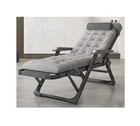 Chair Folding Portable Reclining Lawn Chair Patio Recliner Lounge ChaiseA Djustable With Headrest And Massage Armrest For Outdoor Indoor Support 200KG Steel Frame (Color : A+cu