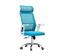 Chair， Gamichair, Home Office Reclinichairs Easy to Install Chair Study Bedroom Desk Chairs Rotatable Chairs/Gray(Blue)