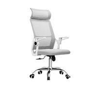 Chair， Gamichair, Home Office Reclinichairs Easy to Install Chair Study Bedroom Desk Chairs Rotatable Chairs/Gray(Grey)