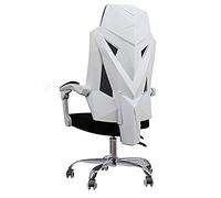 Chair， Gamichair - Video Game Chairs Mesh Ergonomic High Back Racistyle Computer Chair for Adults with Lumbar Support/White