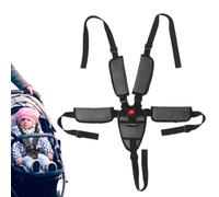 Chair Harness Replacement Straps for High Chairs | Baby chair harness made of nylon strap with hard buckles, portable 5 strap, high chair, practical baby travel accessories