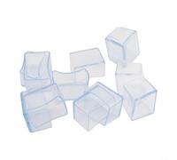 Chair Leg Cap Covers, 12PCS Furniture Feet Protectors, Rectangle Chair Leg Covers For Hardwood, Tile, Laminate, Or Vinyl Floors(30x40mm)