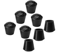 Chair Leg Floor Protectors,16mm 5/8 Inch Anti Slip Rubber Table Chair Leg Caps,Black,8 Pack