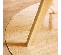 Chair Mat Carpet Protector Transparent Round,Durable Office Chair Mat for Low and Standard Pile Carpets,Hardwood Floor Mat Round Clear Carpet Protector Non-Slip PVC Floor Mat (40cm,1mm)