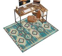 Chair Mat for Carpet Floor, 70 x 100 cm Office Chair Mat for Hardwood Floors, Multi-Purpose Carpet Protector for Home & Office, Desk Chair Mat for Rolling Chair, Anti-skidding Stop Noise Vintage Rug