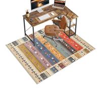 Chair Mat for Carpet Floor, 80 x 120 cm Office Chair Mat for Hardwood Floors, Multi-Purpose Carpet Protector for Home & Office, Desk Chair Mat for Rolling Chair, Anti-skidding Stop Noise Vintage Rug