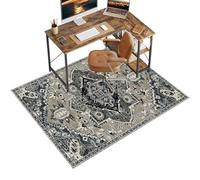 Chair Mat for Carpet Floor, 90 x 120 cm Office Chair Mat for Hardwood Floors, Multi-Purpose Carpet Protector for Home & Office, Desk Chair Mat for Rolling Chair, Anti-skidding Stop Noise Vintage Rug