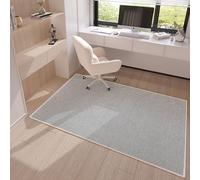 Chair Mat for Office,Non-Slip Floor Protector Low Pile Carpet for Hardwood Floor & Tile,Modern Under Desk Rug Easy-Glide Area Rug for Rolling Chair (Cyan,80x120cm)