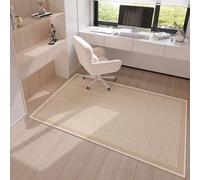 Chair Mat for Office,Non-Slip Floor Protector Low Pile Carpet for Hardwood Floor & Tile,Modern Under Desk Rug Easy-Glide Area Rug for Rolling Chair (Pink,100x120cm)