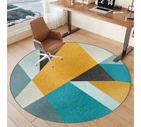 Chair Mats Office Chair Mat for Hard Floor Round Chair Rolling Mat Computer Gaming Chair Mat Carpet Protector Chair Mat Anti-Slip Desk Chair Mat for Carpet Floors Floor Mat for Office Chair 120 cm