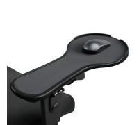 Chair Mouse Tray, Weighted ABS Extension | Adjustable Armrest Support Attachment, This 1.5 Lb Rotating Ergonomic Prevents Shoulder Strain for Computer Gaming