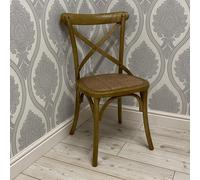 Natural French Cross Back Chair