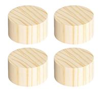 Chair or Sofa Riser,Furniture Risers,Solid Wood Furniture Risers Round Table Risers Heavy Duty Bed Raisers 4 Pcs Sofa Legs Lifts Height 1-4cm Furniture Raisers(10 x 1cm)