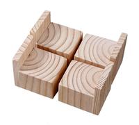 Chair or Sofa Riser,Furniture Risers,Wood Furniture Risers Increased Device 4 Pcs Bed Raisers Heavy Duty Sofa Legs Table Lifts, for Cabinets Wardrobe Desk Couch(A 15cm Increase Height 8cm)