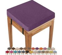 chair pad 50X50x8CM Square Seat Cushion Indoor/Outdoor thick, Anti-slip Buckle Stool,ChairPad with Removable Cover for Kitchen Bar Chairs