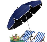 Chair Parasols With Adjustable Clamp,UPF 50+ 360 ° Adjustable Shade Umbrella, Portable Octagonal Canopy, For Camping Chair, Wheelchair, Patio Chairs, Golf Carts, Balcony