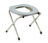 Chair Portable Toilet for Seat for Camping, Beach Backpacking and More Foldable Mobile Potty Camp for Portable Foldable Bathroom Stool Squat Squatting Adult Potty