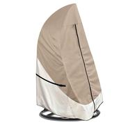 Chair Protector Egg Outside - Heavy Duty Windproof Cover | Waterproof Patio Furniture Cover Garden Lawn Deck Porch Pool Storage Winter