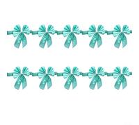 Chair Sashes Elastic Bow Chair Cover Bands for Wedding Party Hotel Venue Decoration Indoor Outdoor Events Holiday Decor 10 Pieces(Light Blue)