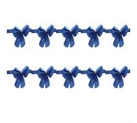 Chair Sashes Elastic Bow Chair Cover Bands for Wedding Party Hotel Venue Decoration Indoor Outdoor Events Holiday Decor 10 Pieces(Blue)