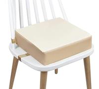 Chair Seat Cushion Kids Chair Increasing Cushion Toddler Adjustable 2 Strap Dining Booster Seat Pad Decorative Cushion Sofa Art Ball Room Car Seat Cushion(Color:HF09-0027-Beige)