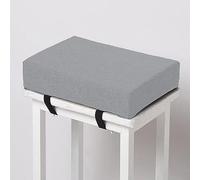 Chair Seat Cushions Non-slip Dining Chair Pads Cushions,Long Chair Stool Seat Pads Washable Chair Pads for Home Garden Office Indoor (30x40x8cm,Grey)