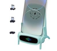 Chair-Shaped Wireless Charger - Desktop Phone Holder Stand, Universal Fast Charging Station, Vertical & Horizontal Charging, Office Home Bedside Accessory | Unique Phone Stand For Gift And Decor