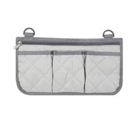 Chair Side Bag,Electric Scooter Wheelchair Armrest Side Storage Bag,Seat Armrest Storage Pocket,Hanging Wheelchair Pouch with Buckle(Grey)