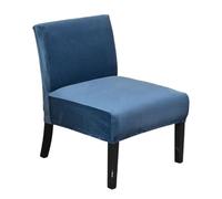 Chair Slipover Armless Accent Chair Covers Slipper Stretch Sofa Cover Slipcover Single Without Arms Spandex Jacquard Fabric Removable Washable Non-Slip Chair Cover For Home Hotel Bedroom (Color : 32#