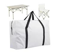 Chair Storage Bag, Oxford Fabric, Large Outdoor Chair Storage Bag, Moving Organiser Bag Made of 600D Oxford Fabric, Storage Bag with Zip and Handles, Foldable with Waterproof, l, see description, See