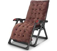 chair Sun Lounger Garden Loungers Folding Outdoor Sun Lounger, Folding Beach, Office Adjustable Lunch Break with Removable Cotton Pad (100×67×49cm) (Color, B),C,Colour Name:C (Color : B) Auspicious