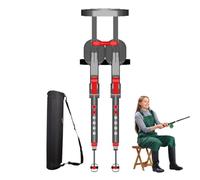 Chair Trousers, Wearable Chair, Portable Folding Invisible Support for Seat and Legs - Ergonomic Lightweight 3 Gear Adjustable and Portable Seat for Hairdressers, Photographers and Carpenters