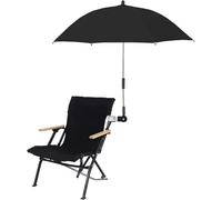 Chair Umbrella with Clamp, Universal Adjustable Sun Shade, Portable Sun Shade Umbrella for Patio, Beach, Folding Chairs, Strollers, Wheelchairs,Golf Carts